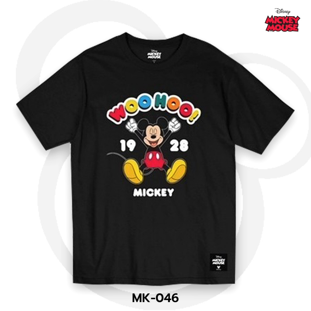 Power 7 Shop เสื้อยืดการ์ตูน มิกกี้เมาส์ ลิขสิทธ์แท้ DISNEY (MK-046)
