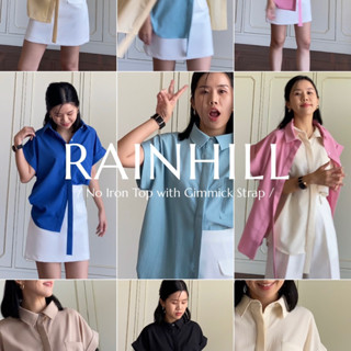 HYDE - RAINHILL TOP - เสื้อแขนสั้นไม่ต้องรีด มีสายห้อย