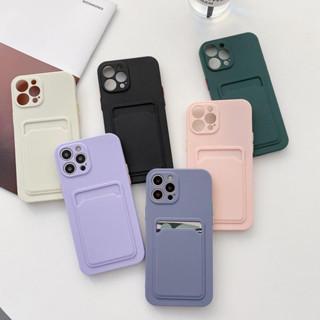 พร้อมส่ง เคสโทรศัพท์มือถือ TPU  ซิลิโคนนิ่ม ป้องกันกล้อง พร้อมช่องใส่บัตร สําหรับ realme c53 realme 11 pro เคสใส่บัตร