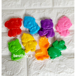 คิดอาร์ท แม่พิมพ์ซาฟารี2D 8ชิ้น/ชุด Molds Safari  play dough 8pc./Set