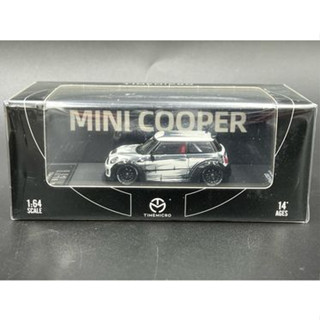 TimeMicro 1/64  Limited​ 699 pcs LBWK Mini Cooper​ White