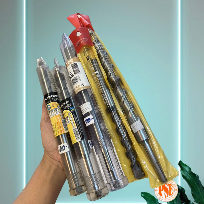 ดอกสว่านเจาะปูน ดอกสว่านโรตารี่ สำหรับสว่านแบบกระแทก PUMPKIN