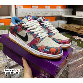 Nike SB Dunk Low Pro Parra Abstract Art (size37-45) กล่องNikeแดง