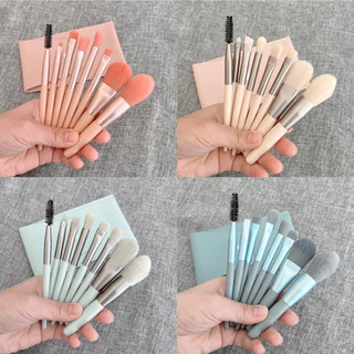 เซ็ตแปรง 5 ชิ้น กระจกเงา อายแชโดว์ ปัดแก้ม ขนนุ่ม คุณภาพสูง รองพื้น