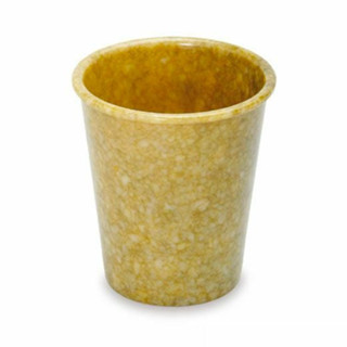 HIGHTIDE Pen Stand (Melamine)/ Mustard / ถ้วยใส่ปากกาเมลามีน ลายหินอ่อน สีมัสตาร์ด แบรนด์ HIGHTIDE (HDB065-MU)