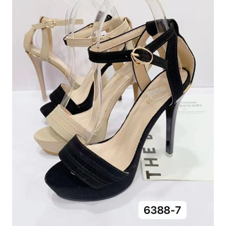 yeong yeou​ รองเท้าแตะแฟชั่นสไตล์เกาหลีสูง5นิ้วหุ้มส้นรัดข้อ รหัส​yy6388-7