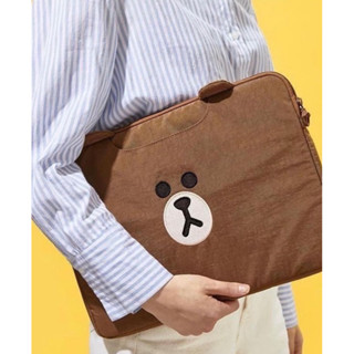 กระเป๋าใส่โน้ตบุ๊ค Notebook sleeve Linefriends ของแท้ shop korea