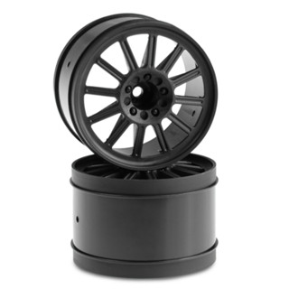 JCONCEPTS Rulux-slash rear wheel black 2pc. 3322B