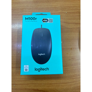 Logitech m100r เมาส์ Logitech USB Mouse Logitech Gaming Mouse เมาส์สำหรับเล่นเกมส์