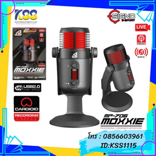 MICROPHONE SIGNO MP-706 รุ่น MOXXIE PROFESSIONAL CONDENSER (BLACK)