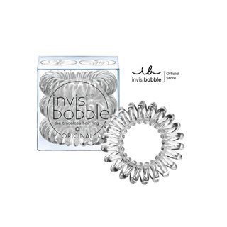 invisibobble ยางรัดผม รุ่น original  สี crystal clear (1 กล่องบรรจุ 3 เส้น)