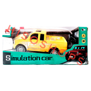 Simulator car / Remote Control Model - STURDY STYLE รถบังคับ R/C รถกระบะซิ่ง สุดเท่ โครตคูล สีเหลือง