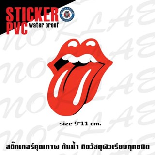 Stickers rolling stones 👅ตกแต่งทั่วไปเคลือบด้านกันน้ำกันรอยอย่างดี🎉