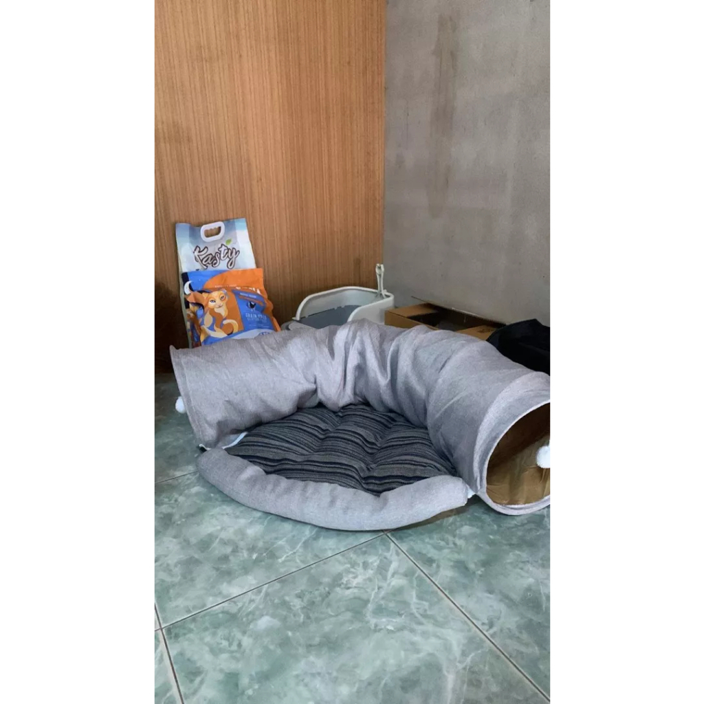 ของเล่นแมว อุโมงค์แมว อุโมงค์สัตว์เลี้ยง พับได้ ของเล่นสัตว์เลี้ยง อุโมงค์สายรุ้ง ของเล่นสัตว์เลี้ยง อุโมงแมว ราคา ถูกที่สุด ดีลบีเคเค แกลเลอรีภาพที่ 9