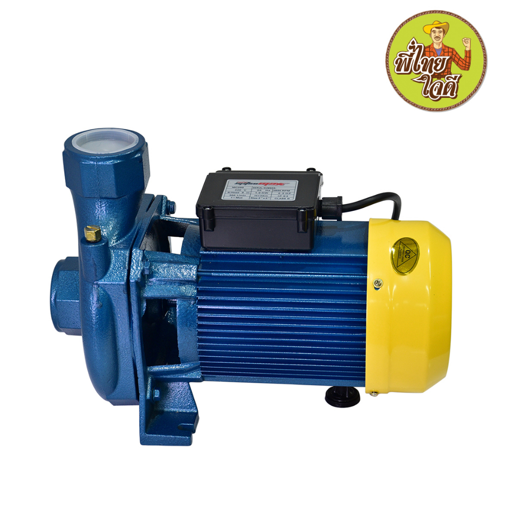 ปั้มน้ำหอยโข่งทรงอิตาลี 1 แรงม้า ไฟบ้าน220v  ท่อดูด/ท่อส่ง 1.5