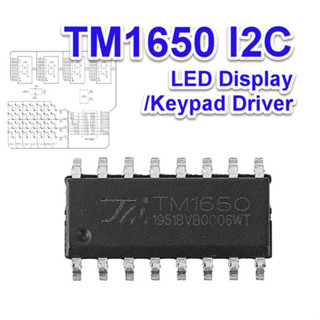 (2ชิ้น)I2C TM1650 - LED Display/Keypad Driver