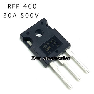 IRFP460 Power MOSFET N-Chanal 20A 500V  TO-247 มอสเฟต ราคา1ตัว