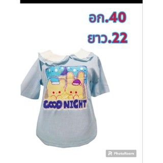 60 เสื้อคอบัว  น่ารัก  สินค้ามือ1  พร้อมส่ง