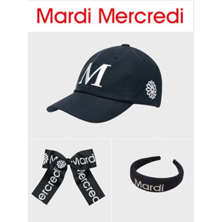 พีร้อมส่ง/พรี Mardi ที่คาดผม หมวก โบว์ แต่งโลโก้ HAIR BAND LOGO