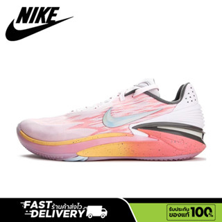 【ของแท้100%💯】Nike Air Zoom G.T.Cut 2 pink ทั้งสองเพศ ระบายอากาศ กันลื่น รองเท้าบาส รองเท้าผ้าใบ รองเท้าวิ่ง