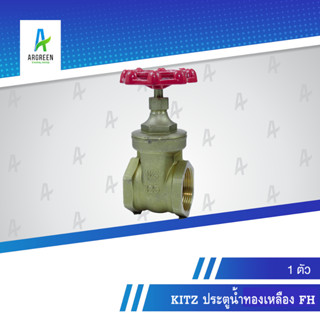 KITZ ประตูน้ำทองเหลือง FH 1/4 - FH 1-1/2 นิ้ว คิทซ์ เกลียว ประตูน้ำ ทองเหลือง BRASS GATE VALVE