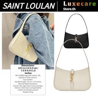 YSL แซงต์ โลรองต์👜Yves Saint Laurent LE 5 À 7-HOBO Women/Shoulder Bag สุภาพสตรี/กระเป๋าสะพาย/กระเป๋าใต้วงแขน