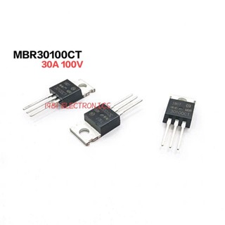 MBR30100CT MBR30100 SCHOTTKY DIODE TO-220 30A 100V ราคา 1ตัว