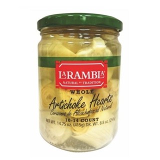 อาร์ติโชคในน้ำเกลือ La Rambla artichoke hearts 415g.