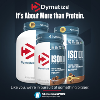 🔷Dymatize Nutrition🔷 ISO100 Hydrolyzed 100% Whey Protein Isolate ไฮโดรไลซ์ 100% เวย์โปรตีนไอโซเลท เสริมสร้างกล้ามเนื้อ