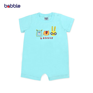 BABBLE จั้มสูทขาสั้น บอดี้สูทเด็ก อายุ 3 เดือน ถึง 2 ปี คอลเลคชั่น The Gang (BDRL)