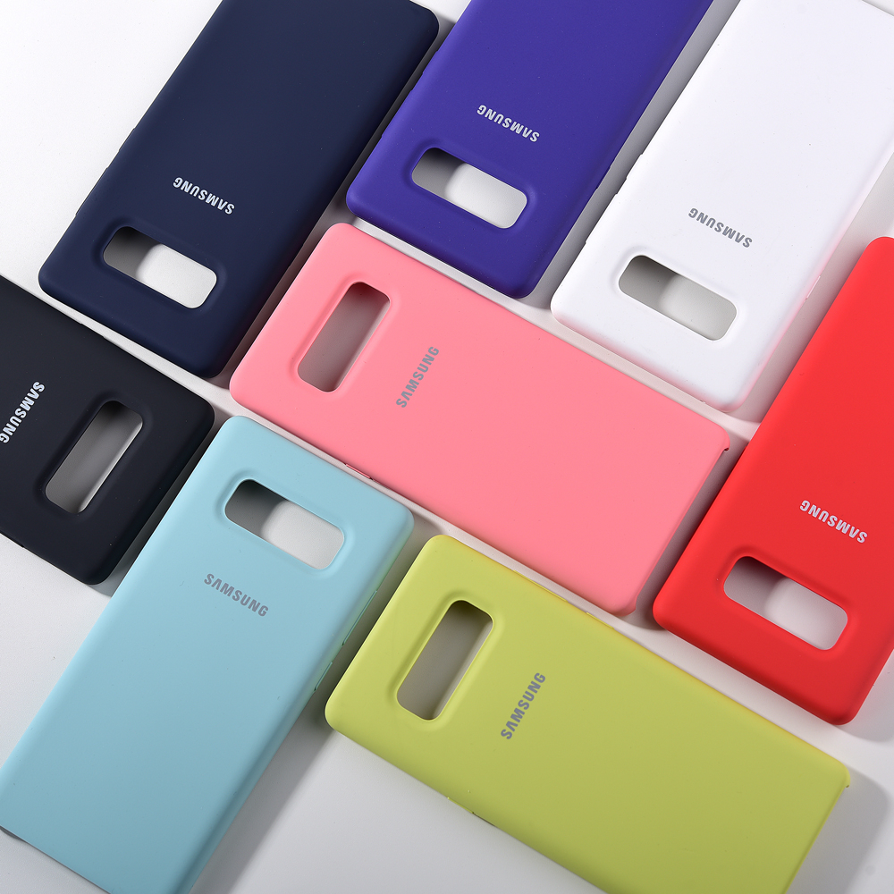 MobileCare Samsung Galaxy S10 / S10 Plus S8 Plus S7 Edge - Liquid Silicone Soft Touch Original Flexible Case Back Cover