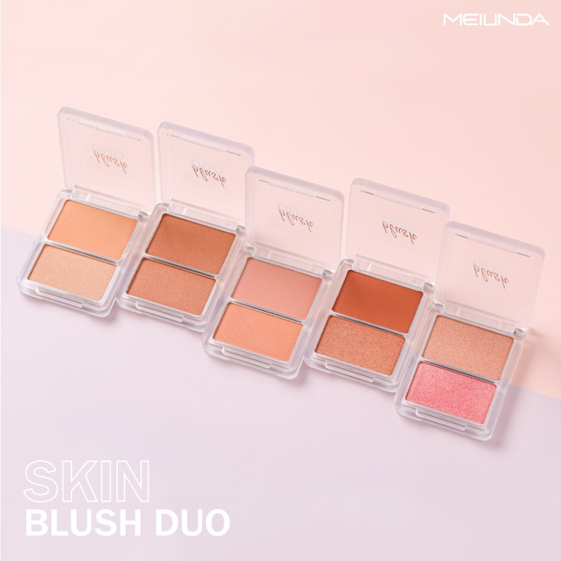 Meilinda สกิน บลัช ดูโอ้ Skin Blush Duo MC5085