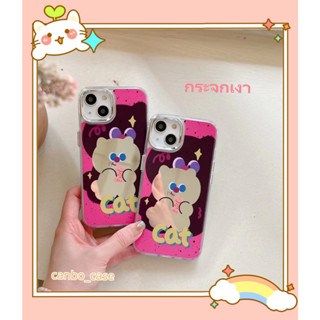 🎁ส่งของขวัญ🎁เคสไอโฟน สำหรับ 11 14 for iPhone Case 13 12 Pro Max น่าสนใจ น่ารัก ลูกแมว กันกระแทก เคสนิ่ม เคสโทรศัพท์