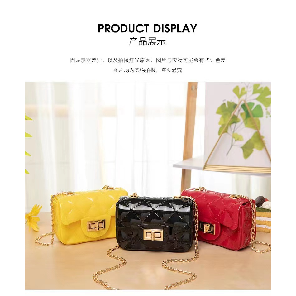 กระเป๋าแฟชั่นสะพายข้างสายโช่ยอดฮิด ราคาถูกสวยๆ ไร้สายหิ้ว ราคา ถูกที่สุด ดีลบีเคเค แกลเลอรีภาพที่ 6