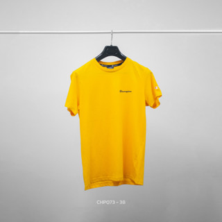 Champion (TSW-CHP-073) แบรนด์แท้ 100%เสื้อยืดคอกลม ผ้าcotton นิ่มใส่สบาย ระบายอากาศได้ดี ไม่ย้วย