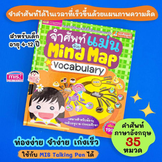 จำศัพท์แม่นด้วย Mind Map หนังสือเด็ก หนังสือคำศัพท์ หนังสือภาพคำศัพท์ พจนานุกรมภาพ เป็ดน้อยหมวกแดง