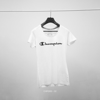 Champions (TSW-CHP-093) แบรนด์แท้ 100%เสื้อยืดคอกลม ผ้าcotton นิ่มใส่สบาย ระบายอากาศได้ดี ไม่ย้วย