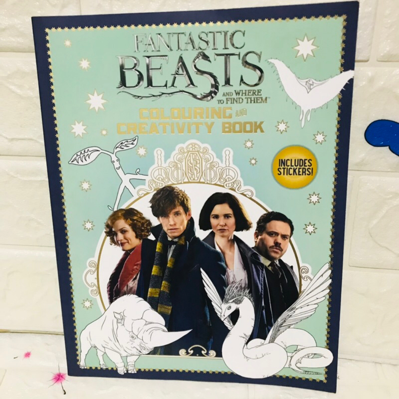FANTASTIC BEASTS and where to find them  Colouring and Creativity book  ปกอ่อนมือสอง-al3