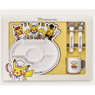 [ส่งตรงจากญี่ปุ่น] Pokemon Cafe Limited ชุดจานอาหารกลางวัน ลายโปเกม่อน ญี่ปุ่น สําหรับเด็ก