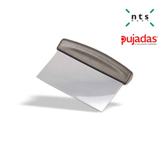 PUJADAS DOUGH SCRAPER เกียงขูดถ้วยและเกียงตัดแป้งสแตนเลส304 15 x 7.5 CM PUJ1-386.000