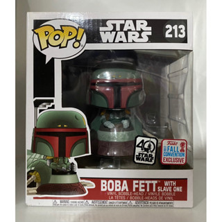 Funko Pop Boba Fett with Slave One Star Wars NYCC 2017 Exclusive 213