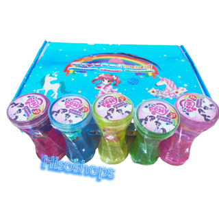 Pony SLIME สไลม์กระปุก สีสันสวยงาม สไลม์รูปม้า ของเล่นเสริมพัฒนาการ หลากหลายสี น่าเล่นมากๆค่ะ ***ราคาต่อ 1 กระปุก***