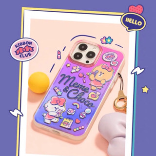 เคสไอโฟน Never’s family Meme&amp;Choco hologram✨🍫แท้💯(พรี) | Never’s family case iphone