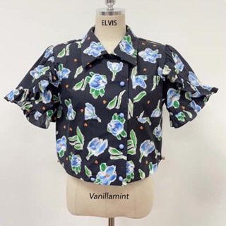 Flora polo เสื้อโปโลคอปก ทรงสวยสีสันสดใส แขนดีเทลไขว้ น่ารักเกินอดใจไหว
