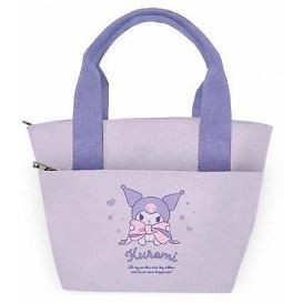 [⭐️แท้/ญี่ปุ่น] Kuromi Cooler bag with pocket กระเป๋าเก็บความเย็นคุโรมิ