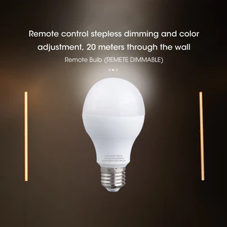 GEN 2 หลอดไฟ Smart LED + Remote ความสว่าง 9W 12W แบบควบคุมด้วยรีโมทไร้สาย ขั้ว E27 Wireless ผ่านมือถือ