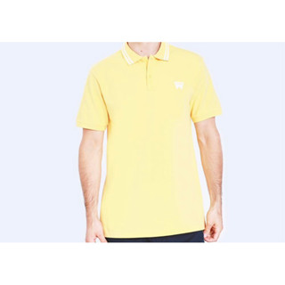 เสื้อPolo Wrangler สีเหลือง ทรงRegular Fit