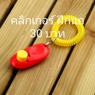 คลิกเกอร์ อุปกรณ์ ฝึกสัตว์เลี้ยง (ซุ่มสี)