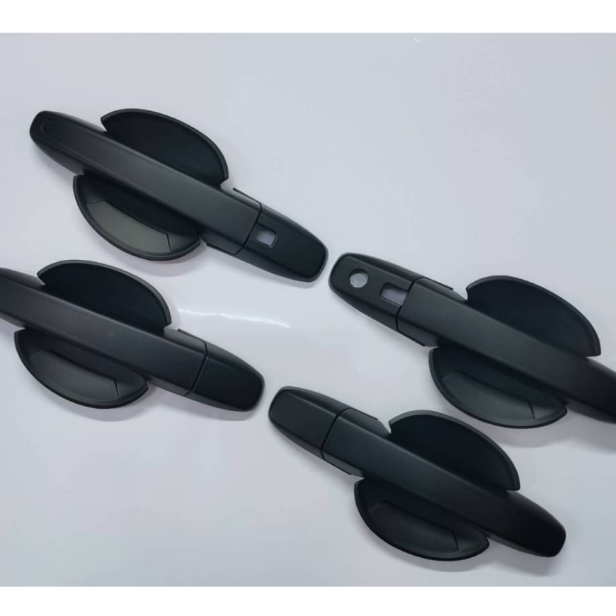 เบ้ากลม+ครอบมือจับ มือจับประตู TOYOYA YARIS ATIV 2023 2024 2025 แคปล่า ดำด้าน ดำเงา ตรงรุ่นโลโก้สะท้อนแสง ครอบมือจับ มือ - รูปที่ 4