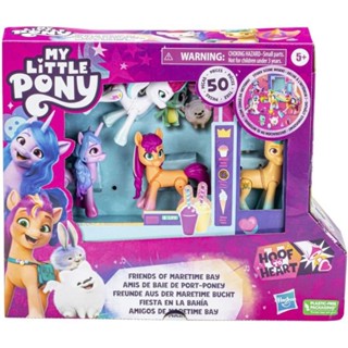 My Little Pony Make Your Mark Friends of Maretime Bay Toy 4 Pony Figures and Accessories Izzy, Hitch, Zipp and Sunny